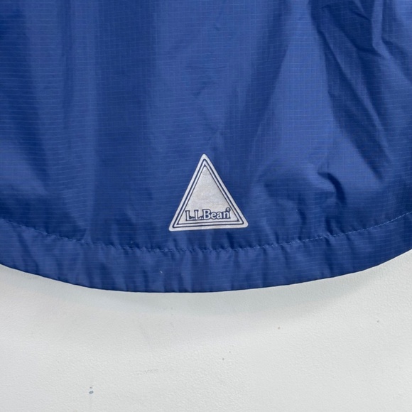 LL Bean Discovery Rain Shell 5-6 Windbreaker Lightweight Jacket Fill Zip Blue - Picture 6 of 10